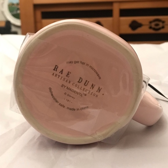Rae Dunn "SLEEPING BEAUTY" PINK MUG WITH CROWN TOPPER - Picture 8 of 8